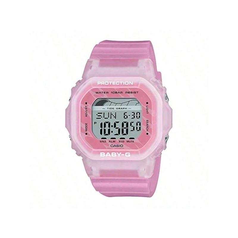 

Casio Женские часы: стильные и легкие кварцевые часы, персонализированные женские часы, модель BLX-565S-4PR. розовый