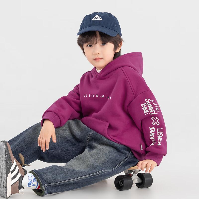 Boys  Winter Fleece Lined Crewneck Sweatshirt 120