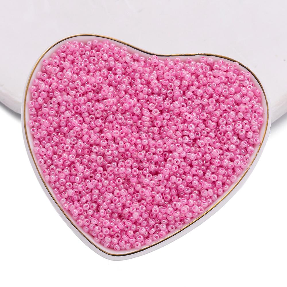 1000pcs 2mm Glass Seed Beads Colorful Spacer Loose Beads for DIY Crafts Necklace Bracelet Earring Jewelry Making Accessories