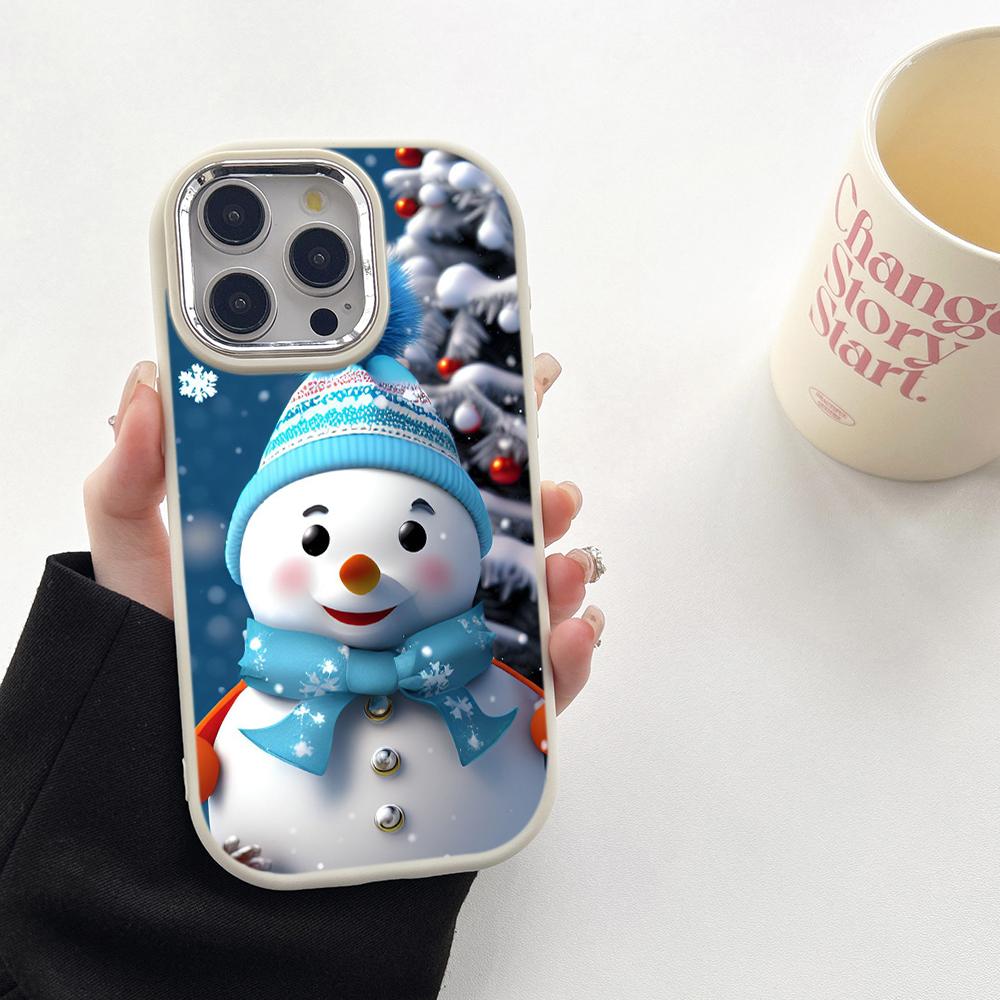 N110 С Новым годом Счастливого Рождества Снеговик Мягкие чехлы для телефонов Samsung S24 — фото 10