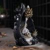 LED Dragon Backflow Incense Holder Waterfall Incense Burner Smoke Incense Censer +20Backflow Incense Cones Aromatherapy Ornament