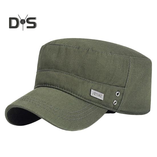 Unisex Cadet Military Cap, verstellbare taktische Operator-Cap, flache Oberseite, Baseballkappe, Outdoor-Sonnenhut zum Spazierengehen und Segeln