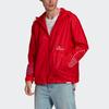 Adidas Originals Trefoil FTO WB Print Retro Sport Hooded Jacket Men Outerwear Light-Crimson GN3561