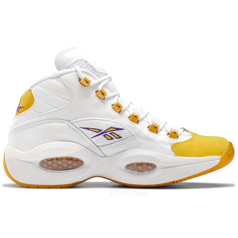 Reebok Question Mid Yellow Toe Sneakers FX4278