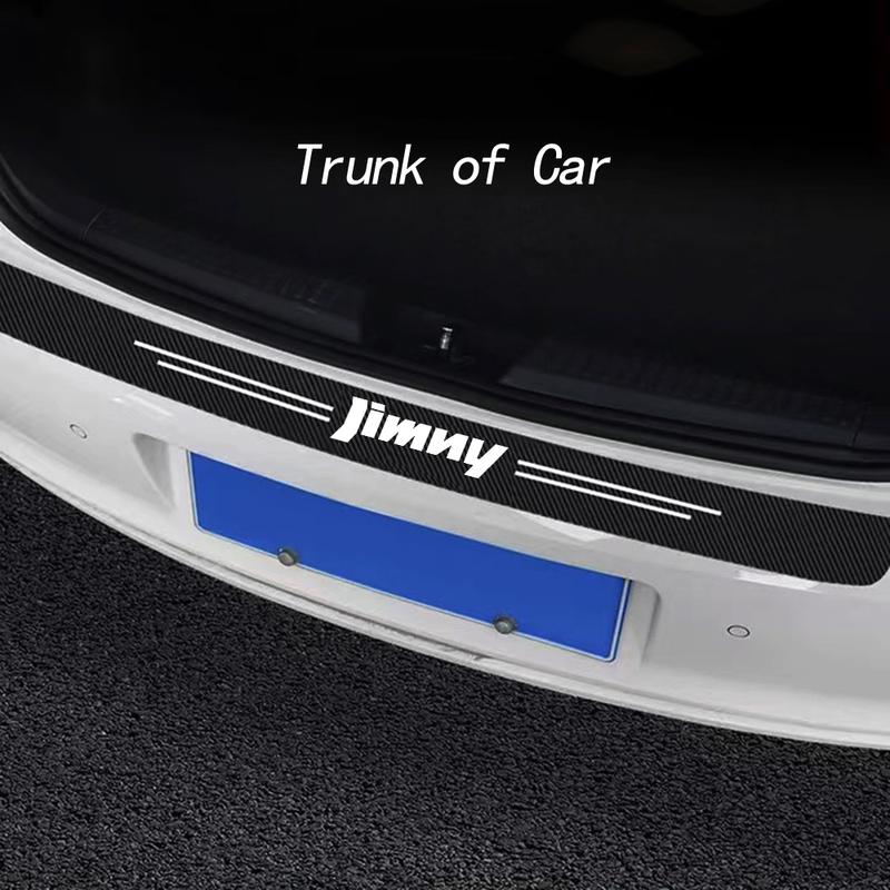 Car Door Sill Carbon Fiber Sticker Threshold Side Anti Scratch Tape Waterproof Decal for Suzuki Jimny Car Styling
