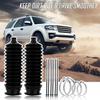2PCS Inner Tie Rod Boot Kit With Zip Ties & Clamps,Thickened Silicone Rack And Pinion Boot For Steering Components,Durable Anti-Dust Steering Rack