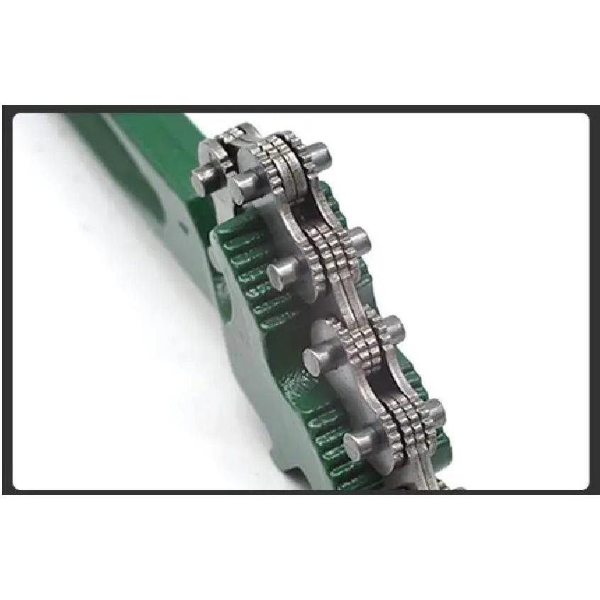 15" Engine oil filter element Adjustable 60-200mm chain wrench Oil change remover Toothed belt length:700mm