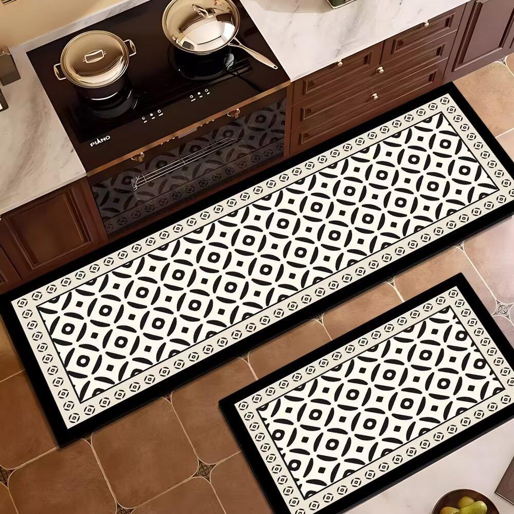 

Легкий роскошный небольшой ароматный ковер для гостиной, современный простой, легкий роскошный кухонный впитывающий коврик для ног, домашний коврик для спальни 40*120