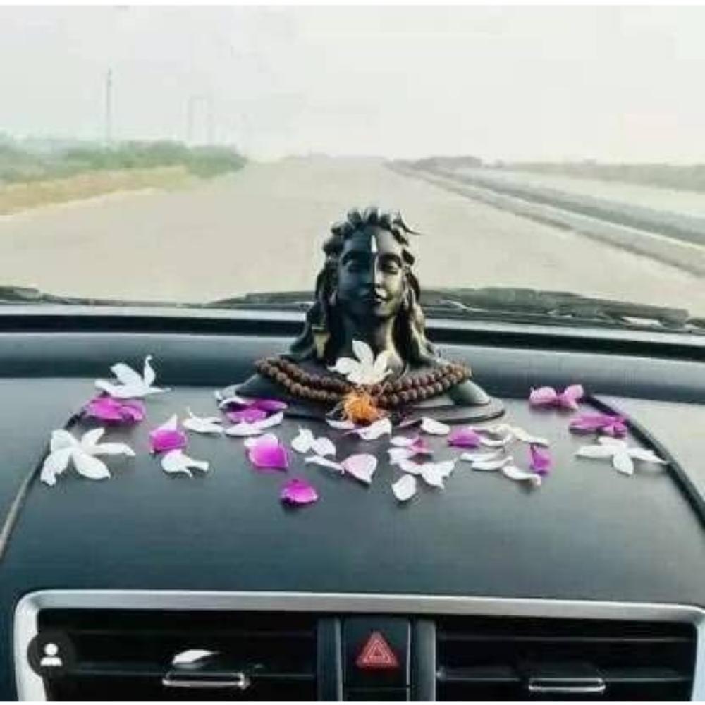 Lord Adiyogi Shiva Statue Murti for Car Dashboard Home/Office Decor,