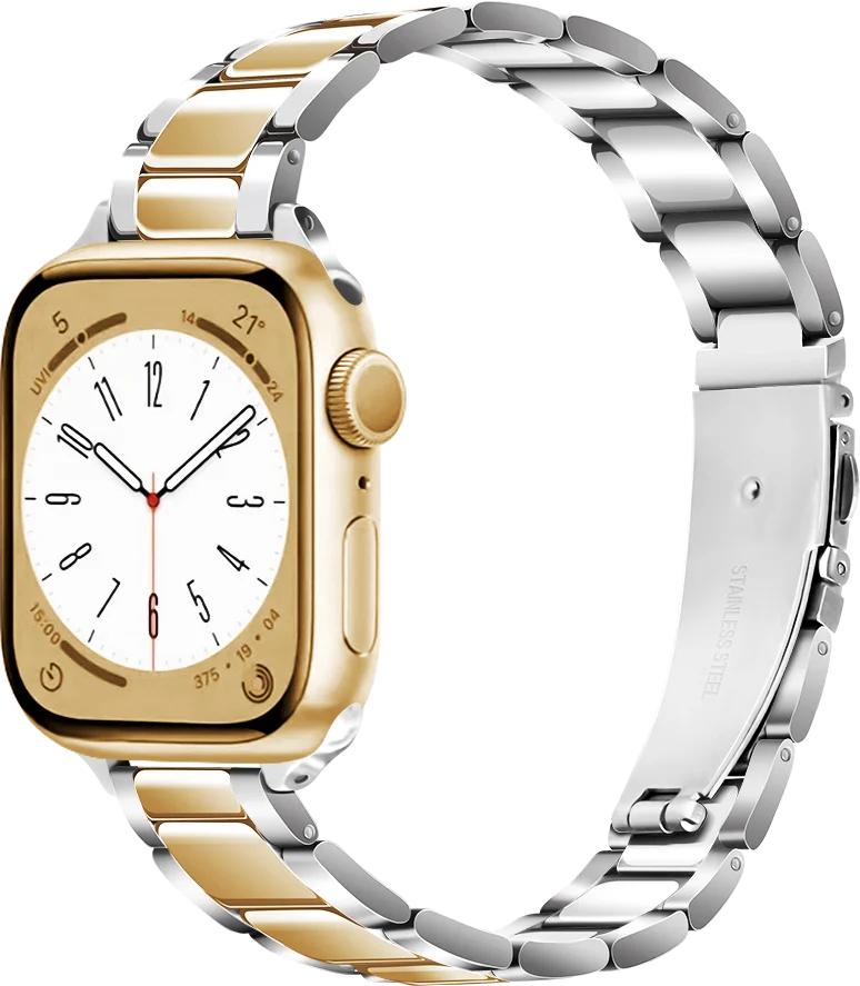 Metal Strap for Apple Watch Series ultra 49mm 45mm 41mm 44mm 46mm 42mm Small waist ladies bracelet iWatch 10 9 8 7 6 5 3 SE Band