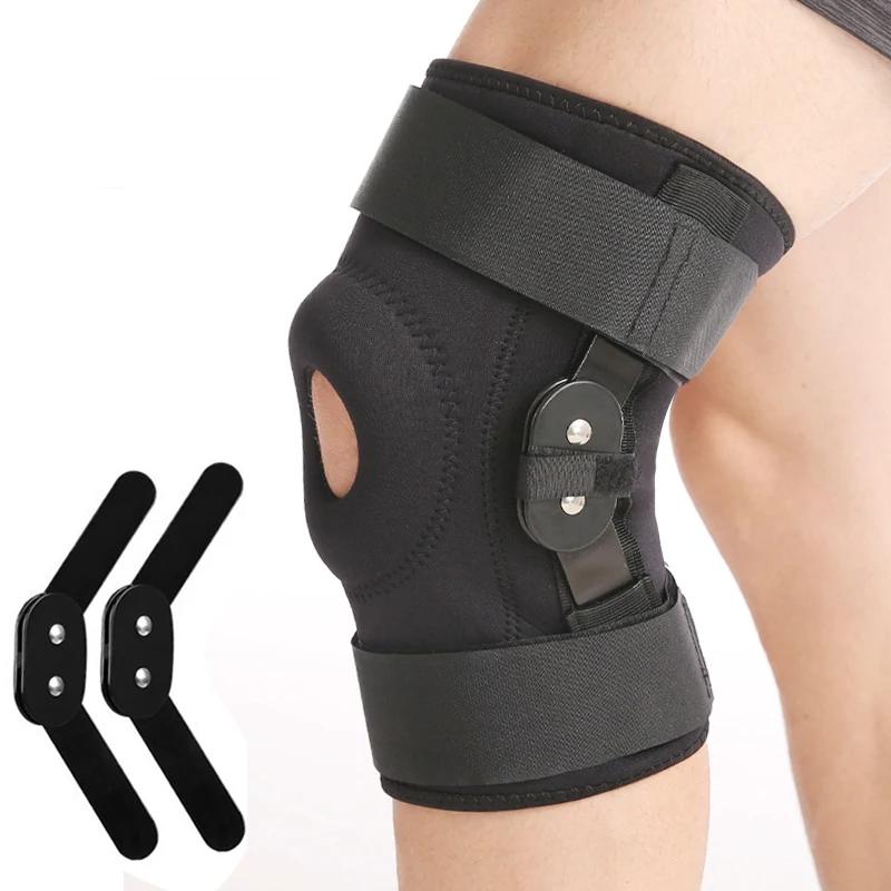 1PC Adjustable Hinged Knee Brace Knee Support Wrap for Meniscus Tear Patellar Tendon Support Pain Relief Strains Sprains Etc