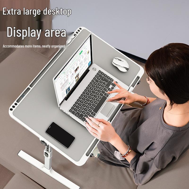 Foldable Adjustable Bedside & Laptop Desk for Dorm Study