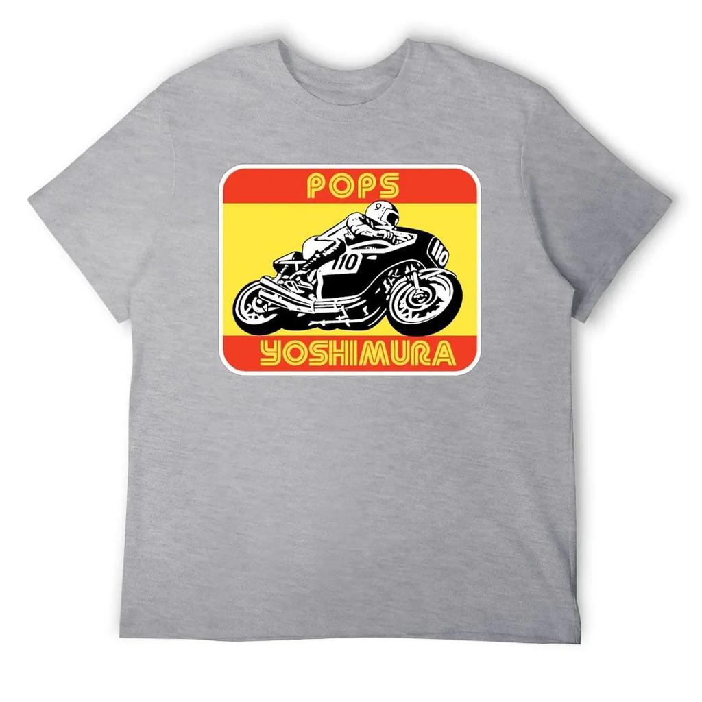 Sport T-shirts Hot Sale Funny Novelty Home Eur Size POPS Yoshimura Classic Round Neck T-shirt clothing harajuku