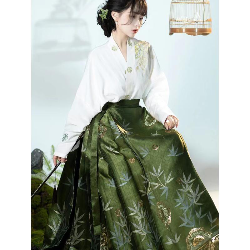 Chinese Ming Dynasty Style Hanfu Women's Clothes Set Improved Hanfu