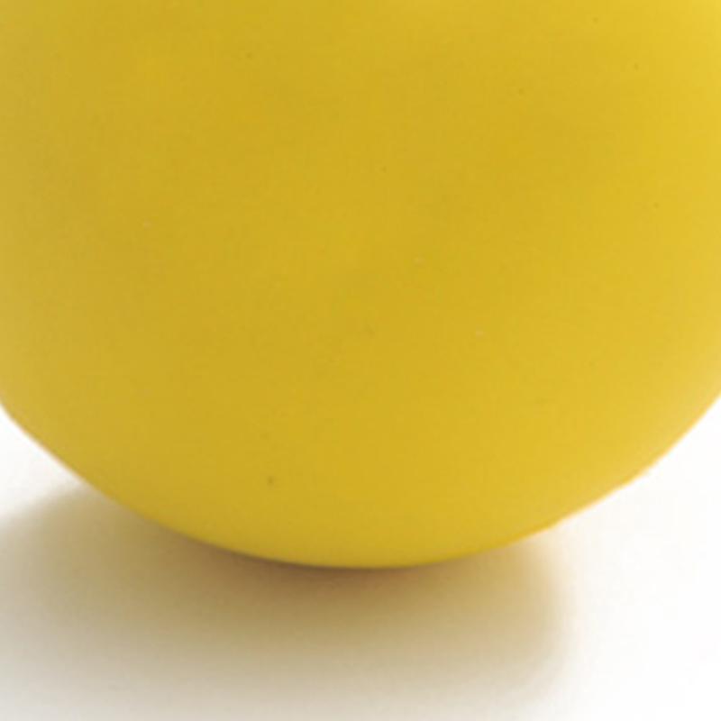 Massage Ball Yoga Fascia Rubber Round Ball Foot Massager for Muscle Relaxer All Age Yellow
