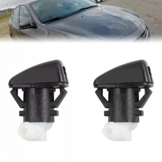 2 Pack Windshield Washer Nozzle 68081370AB For Jeep Cherokee 2014 - 2016 NEW