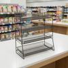 Countertop Storage Counter spaceSaving 4-Tier Display Rack Metal for Pantry