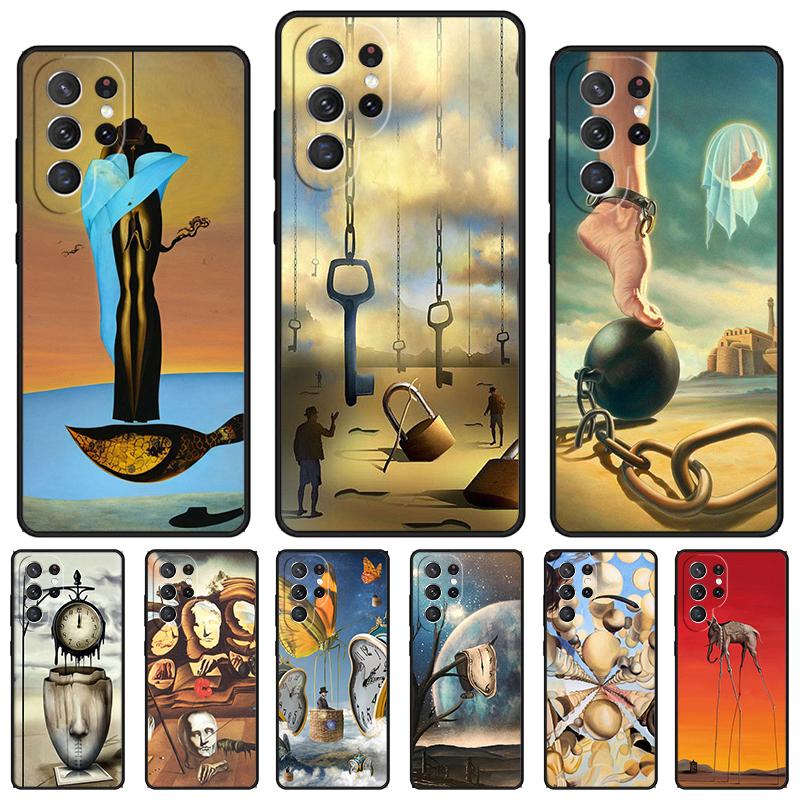 Salvador Dali Art phone case For Samsung Galaxy S24 S25 S23 S22 Ultra Note 10 20 Plus S20 S21 FE Cover