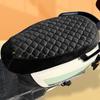 SEAMETAL Warm Plush Motorcycle Seat Cushion Cover Protector Winter Sponge Padded Seat Mat Electric Scooter Universal Wear-resisting Pad