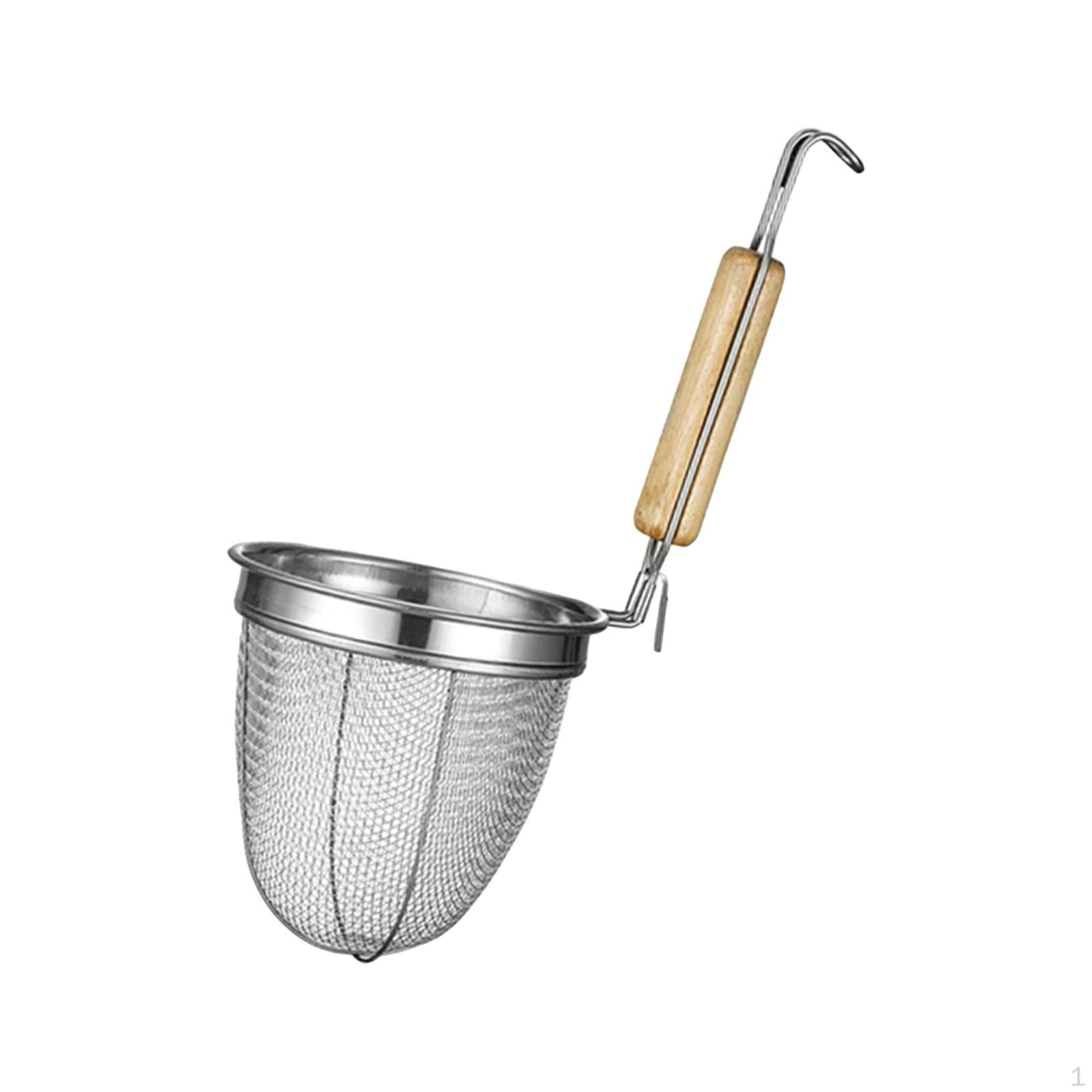 

Корзина для варки, фритюрница, шумовка с длинной ручкой и сито для лапши с крючком, фритюрница для B