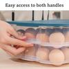 20 Compartment Refrigerator Eggs Box Fresh-Keeping Storage Box Eggs Rack