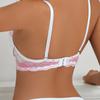 Set Reggiseno Sexy in Pizzo Donna Push Up Morbido con Ferretto Modellante Sostegno Sollevamento Set Lingerie Intimo Comodo alla Moda