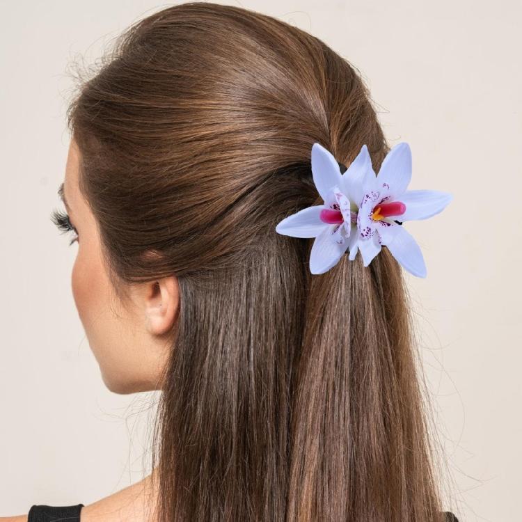 Flower Hairclip Cymbidium Hair Clip Side Hairpin Women Hair Styling Accessories Female Headwear Girl Hair Decors