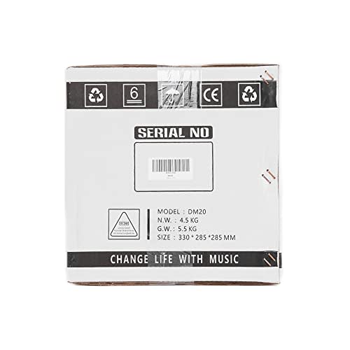 Coolmusic DM20 20W BT Personal Monitor Amplifier for Electric Drum Amplifiers, Keyboards, and Acoustic Guitar