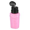 2Colors 230ML Plastic Nail Art Polish Remover Liquid Alcohol Pump Dispenser Empty Bottle