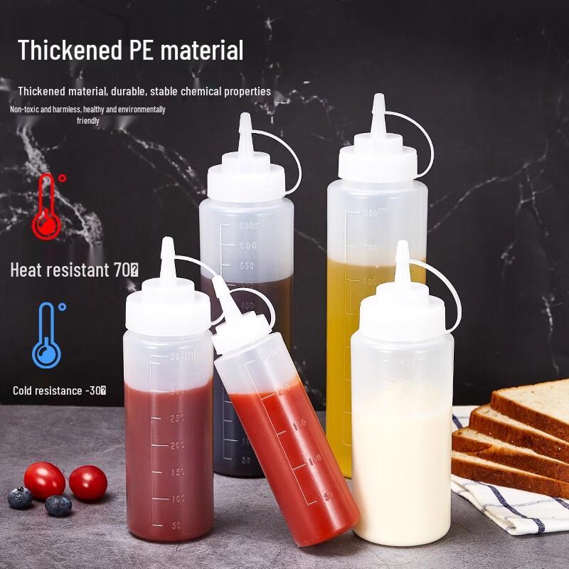 ZISIZ Plastic Squeeze Sauce Bottle