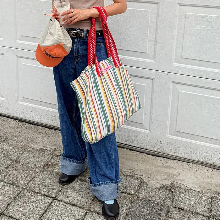 ._Burgerpin Candy Stripe Bag