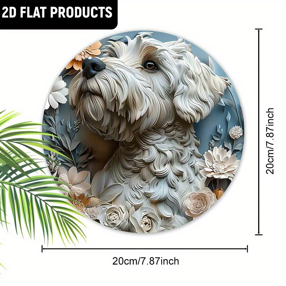 Wooden Charming Yorkshire Terrier Ornament - Perfect for Door, Wall, Home, Room, Farmhouse, Street, Shop, Garage, Bar, Garden, and Coffee House Decor