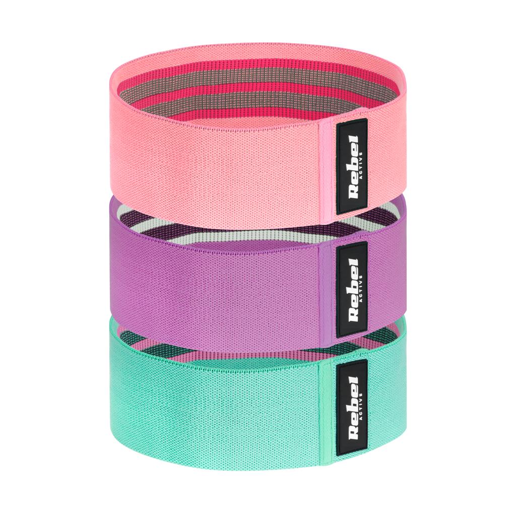 Hip Band Mini Rubber Resistance Band Fabric Elastic Durable Rebel