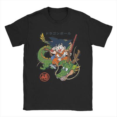 Mens Son Goku TShirt Unisex Childrens Casual Short Sleeve 2026 Summer Dragon Ball Retro Print HighQuality Cotton Tee