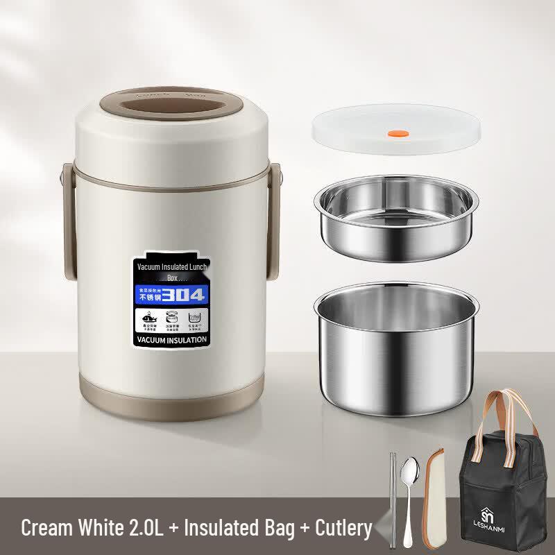 Youluo 3-Layer Insulated Stainless Steel Lunch Box