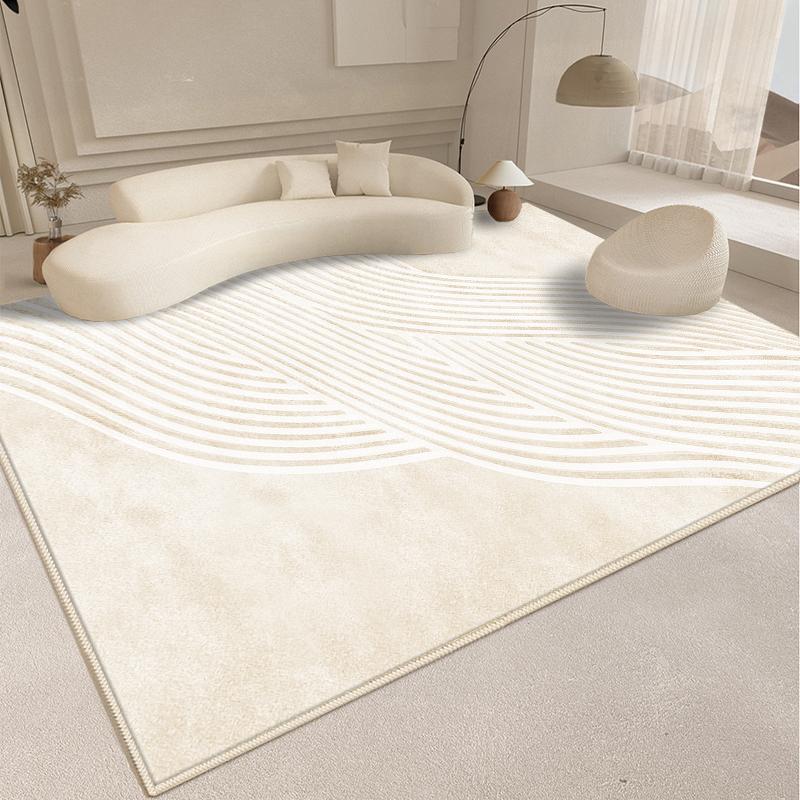 Modern Style Living Room Decoration Line Carpet Fluffy Soft Rugs for Bedroom Abstract Design Plush Rug Home Thickened Floor Mat