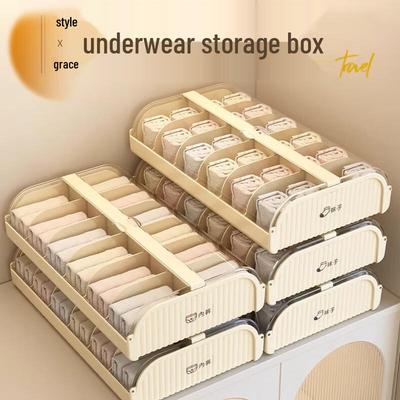 Stackable Transparent Drawer Organizer for Underwear