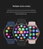Temu Smartwatch ZW60: Heart Rate, Health Monitor, Bluetooth Call, Round Screen, Women's Fitness Bracelet