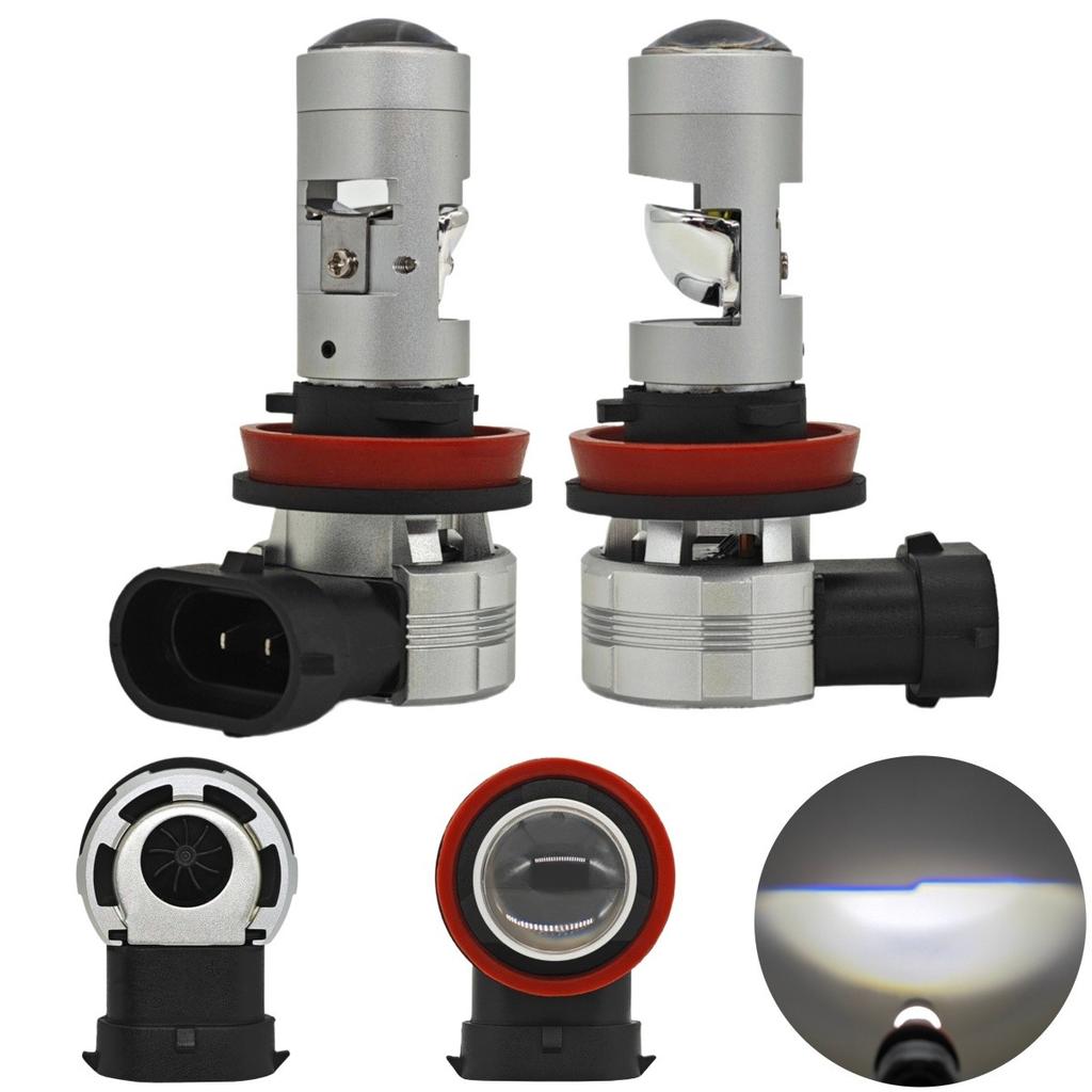 2 st H11 LED-lampor 12-24V CANBUS, för USA-lampor, avskärningslinje 2 st. Off Road