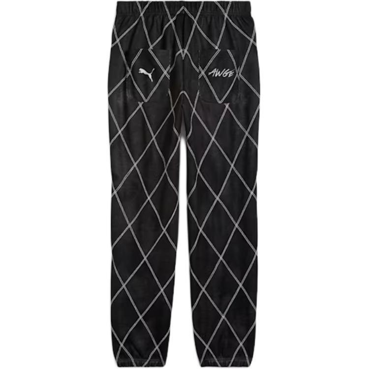 PUMA x A$AP ROCKY Distressed Sweatpants 'Black' Men's 631124-01