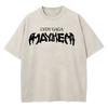 Vintage Washed Lady Gaga The Mayhem Ball Tour  T Shirt Fashion MenWomen Aesthetic High Quality Acid Wash  Cotton Tees