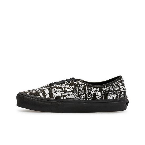 

Vans Comme des Garçons x Authentic LX Graffiti - Черный VN0A33TASO7 Мужская обувь EU 39 чёрный