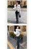 Women's Winter High Waist Hooded Short Jacket with Removable Fur Collar