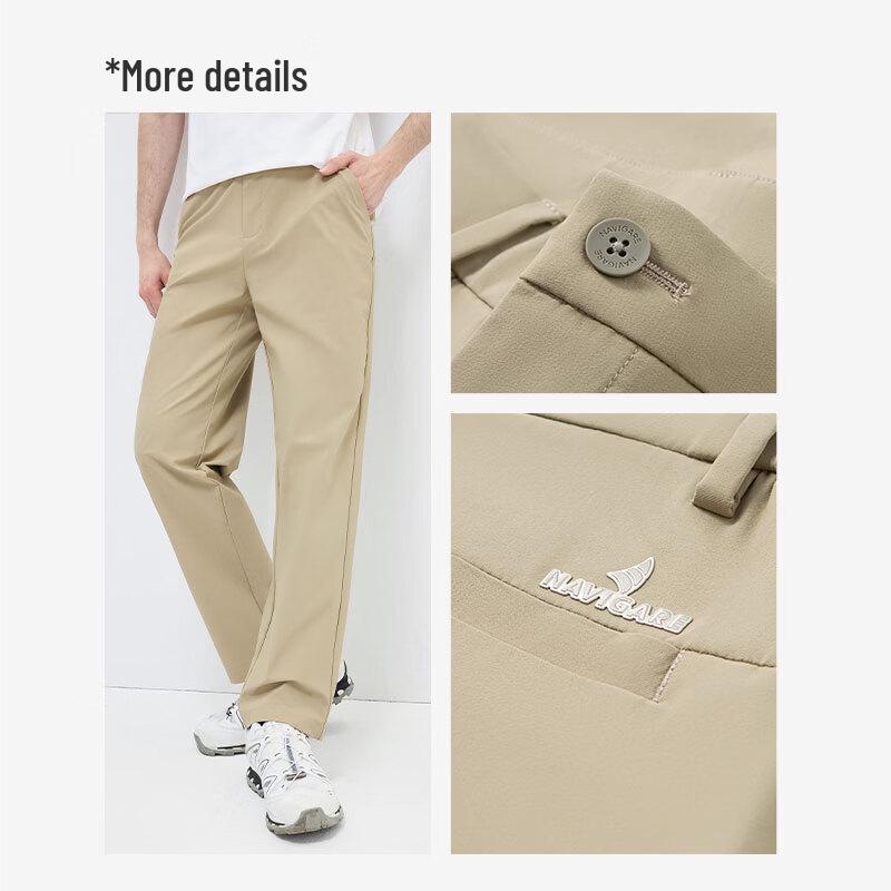 Navigare Pantalon décontracté droit extensible 3 proofs pour homme