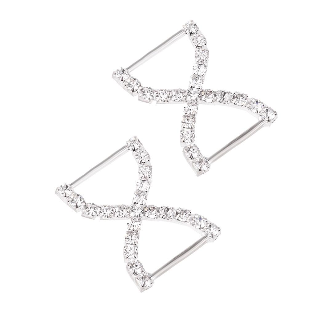 10pcs Silver Bowknot Bikini Connector