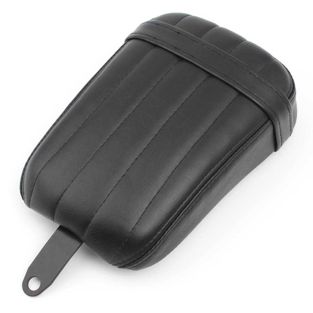 Motorcycle 1 Piece Rear Passenger Seat with 1 Piece Seat Bolt Nut PU Leather Billet Aluminum Fit For Harley Street Bob 2018-2020