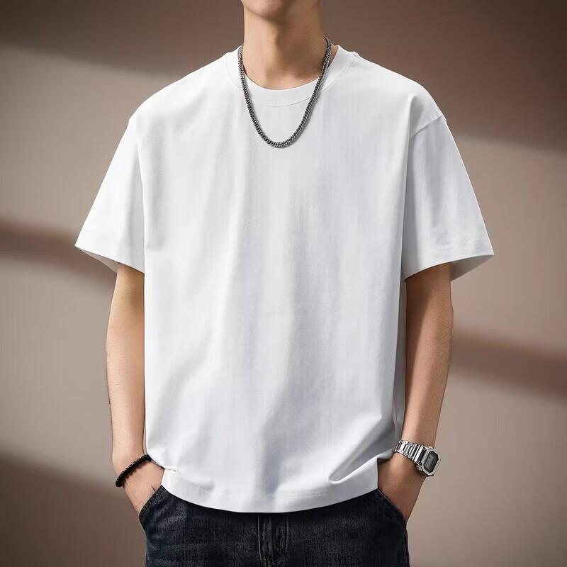 Men's Ice Silk Cool Touch Loose Fit Short Sleeve T-Shirt