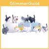 PVC Haustier Katze Miniaturfigur Sammlerstück Dekoration für Auto Schreibtisch Display