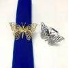 Set Of 12 Elegant Butterfly Napkin Rings Accessory For Enhancing Dining Ambiances At Weddings And Festival Meals