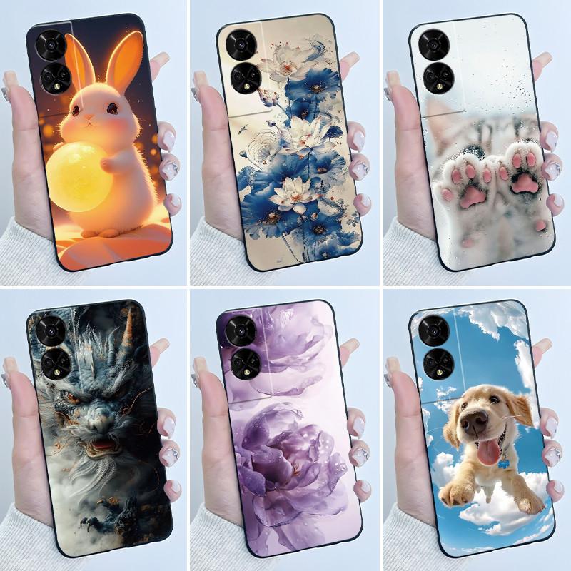 Per Custodia TCL 50 5G TCL 50 SE Carino Cartone Animato Ragazzi Ragazze Morbido TPU Silicone Copri Telefono Per TCL50 XE Nxtpaper Antiurto Coque Fundas